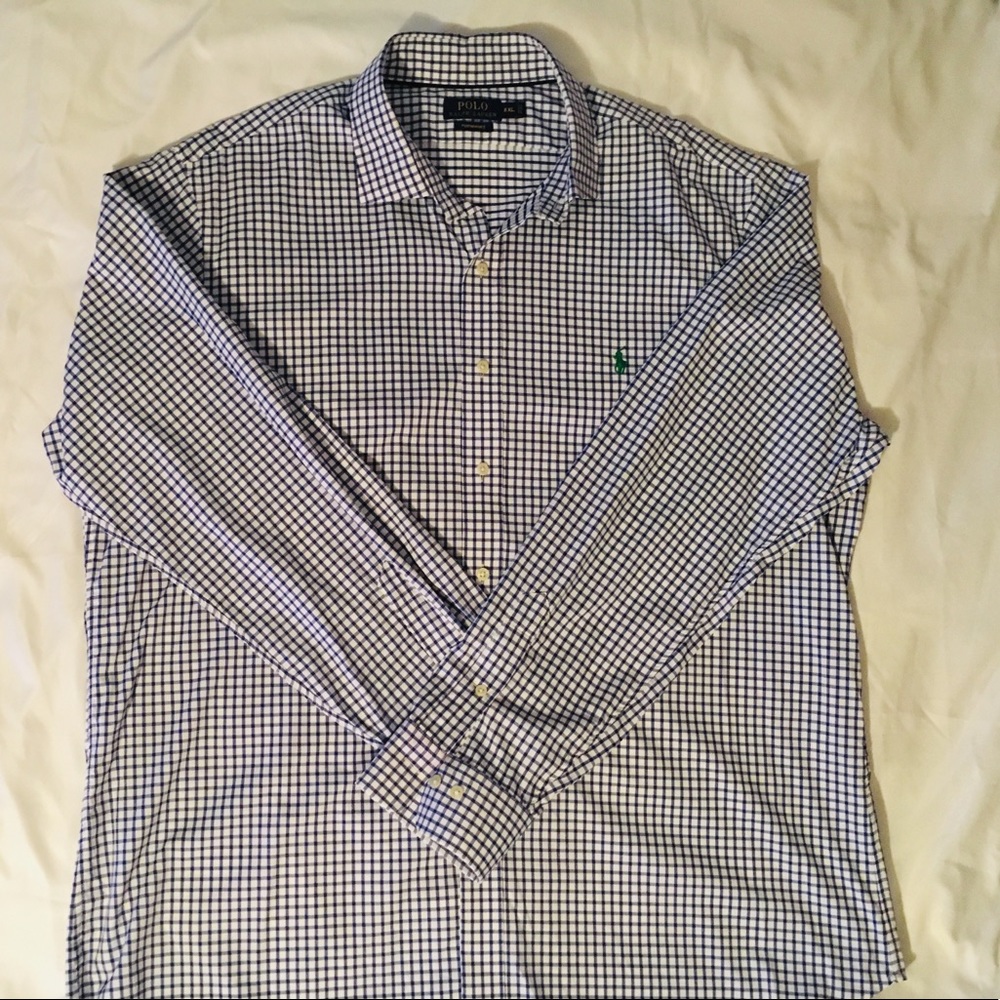 MENS POLO BUTTON DOWN SHIRT SIZE XXL!!!